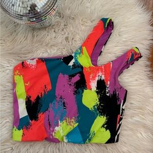 Yitty x Fabletics Street Style one shoulder crop top